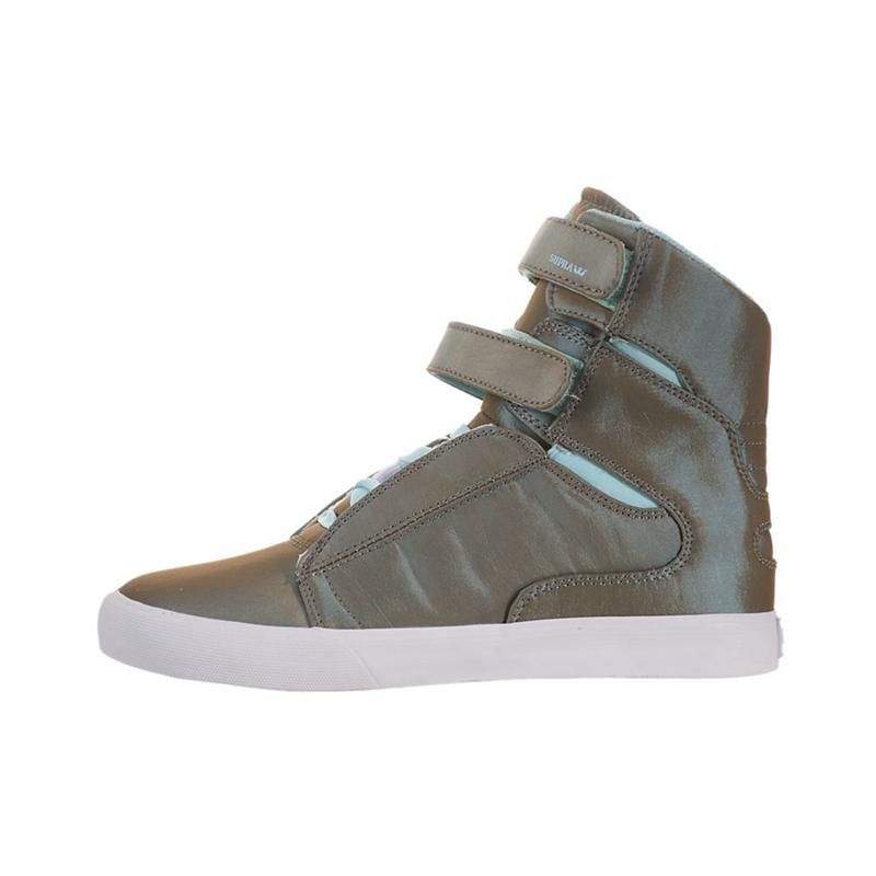 Zapatillas Altas Supra Argentina Mujer - SOCIETY Marrones Azules (FCPBU-5702)